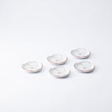 Arita Porcelain Lab Yazaemon Plum-shaped Small Sauce Plate Set