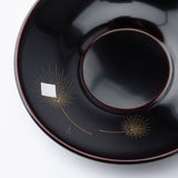 Ritsuzan Tomita Flower Echizen Lacquerware Teacup Coaster Set