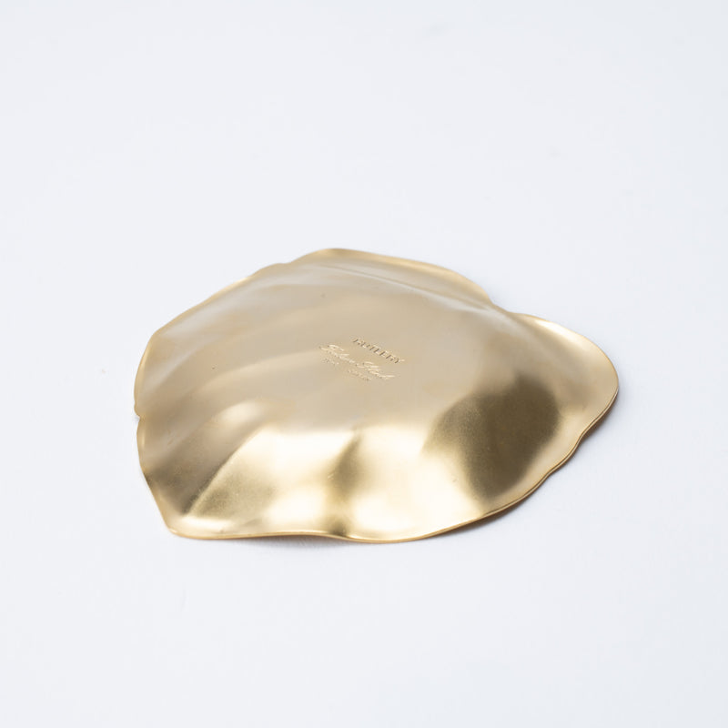 Tsubame Hutlery Gold Heart Leaf Sauce Plate