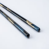 Issou Akebono Wakasa Lacquerware Set of Two Pairs of Chopsticks 23cm/9in and 20.5cm/8.1in