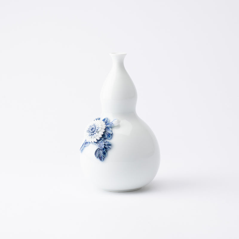 Hirado Gourd Mikawachi Ware Single-Flower Vase