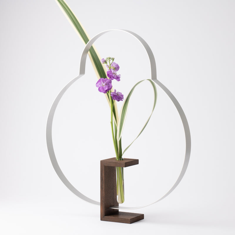 ALART Aluminum Gourd Window Frame Single Flower Vase