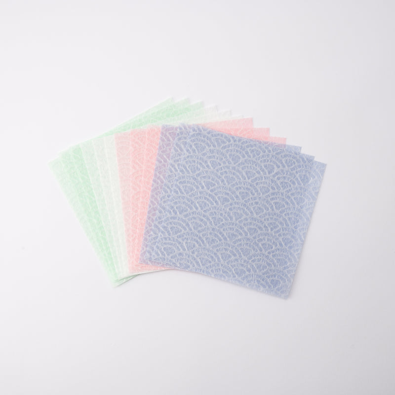 Morisa Rakusui Tosa Washi Paper Origami (12 Sheets), MUSUBI KILN