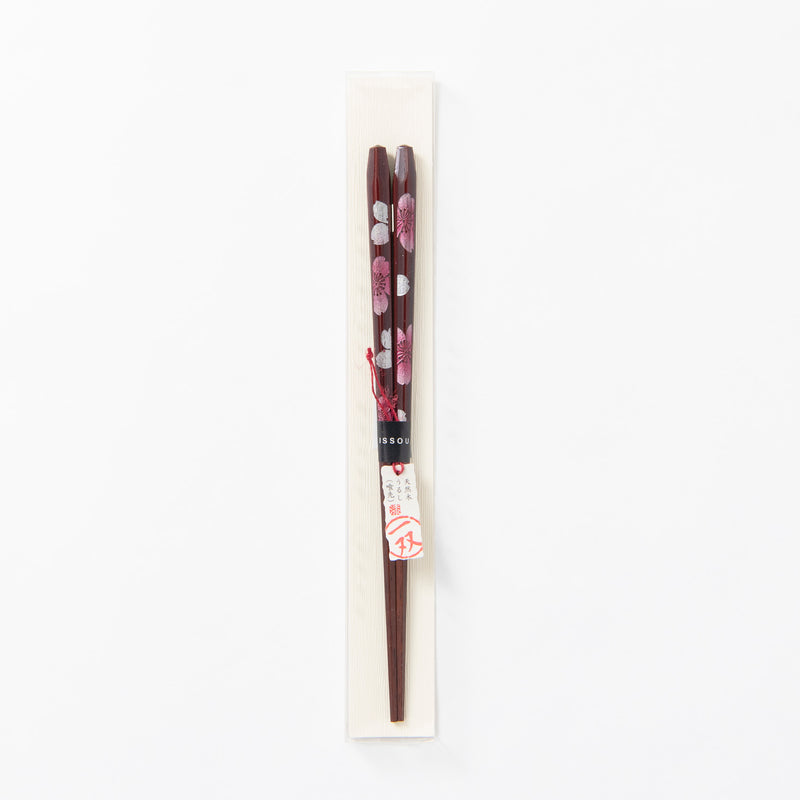 Issou Sakura Colors Wakasa Lacquer Chopsticks 21cm/8.2in or 23cm/9in