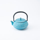 Roji Associates Sky Blue Butterfly Nambu Ironware Cast Iron Teapot