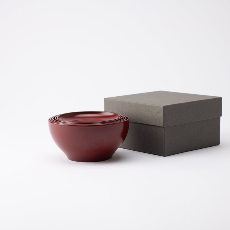 Acme Japan Handpainted Red Clay Ceramic Miniature Cookware Set