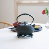 Arare Nanbu Ironware Cast Iron Kettle - MUSUBI KILN - Handmade Japanese Tableware and Japanese Dinnerware