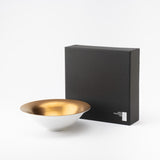 Arita Porcelain Lab Japan Autumn Gold Bowl - MUSUBI KILN - Quality Japanese Tableware and Gift