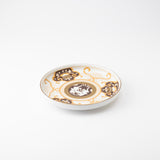 Arita Porcelain Lab Japan Autumn Gold Old Imari Flat Plate 7.5in - MUSUBI KILN - Quality Japanese Tableware and Gift