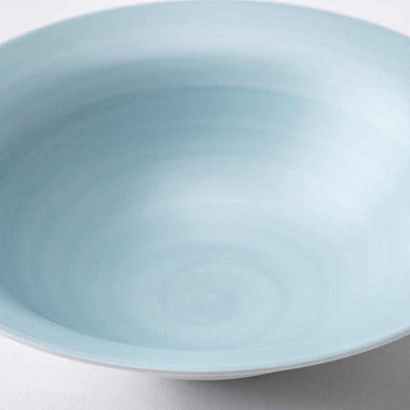 Arita Porcelain Lab Japan Blue Pearl Blue Bowl - MUSUBI KILN - Handmade Japanese Tableware and Japanese Dinnerware
