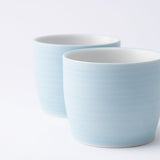 Arita Porcelain Lab Japan Blue Pearl Blue Japanese Teapot Set 10.1oz(300ml) - MUSUBI KILN - Handmade Japanese Tableware and Japanese Dinnerware