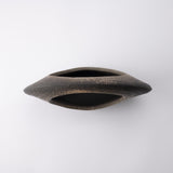 Ash Ring Shigaraki Ware Ikebana Flower Vase - MUSUBI KILN - Handmade Japanese Tableware and Japanese Dinnerware
