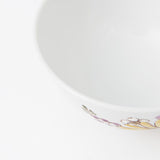 Atelier Yu Brilliant flower Kutani Rice Bowl - MUSUBI KILN - Handmade Japanese Tableware and Japanese Dinnerware