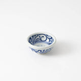 Baizan Kiln Arabesque Tobe Kobachi Bowl 3.9in - MUSUBI KILN - Handmade Japanese Tableware and Japanese Dinnerware