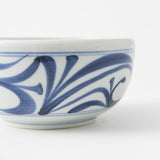 Baizan Kiln Arabesque Tobe Udon Bowl 7.08in - MUSUBI KILN - Handmade Japanese Tableware and Japanese Dinnerware