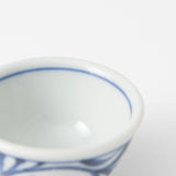 Baizan Kiln GOSU Arabesque Tobe Ochoko Sake Cup - MUSUBI KILN - Handmade Japanese Tableware and Japanese Dinnerware