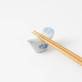 Baizan Kiln GOSU Small Bird Tobe Chopstick Rest - MUSUBI KILN - Handmade Japanese Tableware and Japanese Dinnerware