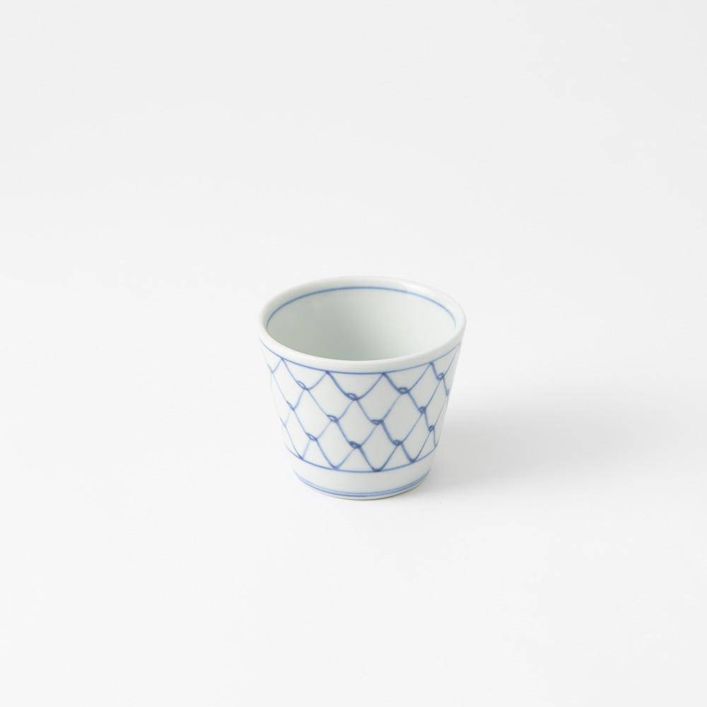 Baizan Kiln Mesh Tobe cup - MUSUBI KILN - Handmade Japanese Tableware and Japanese Dinnerware
