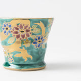 Bizan Kiln Gold Dragon Kutani Teacup - MUSUBI KILN - Handmade Japanese Tableware and Japanese Dinnerware