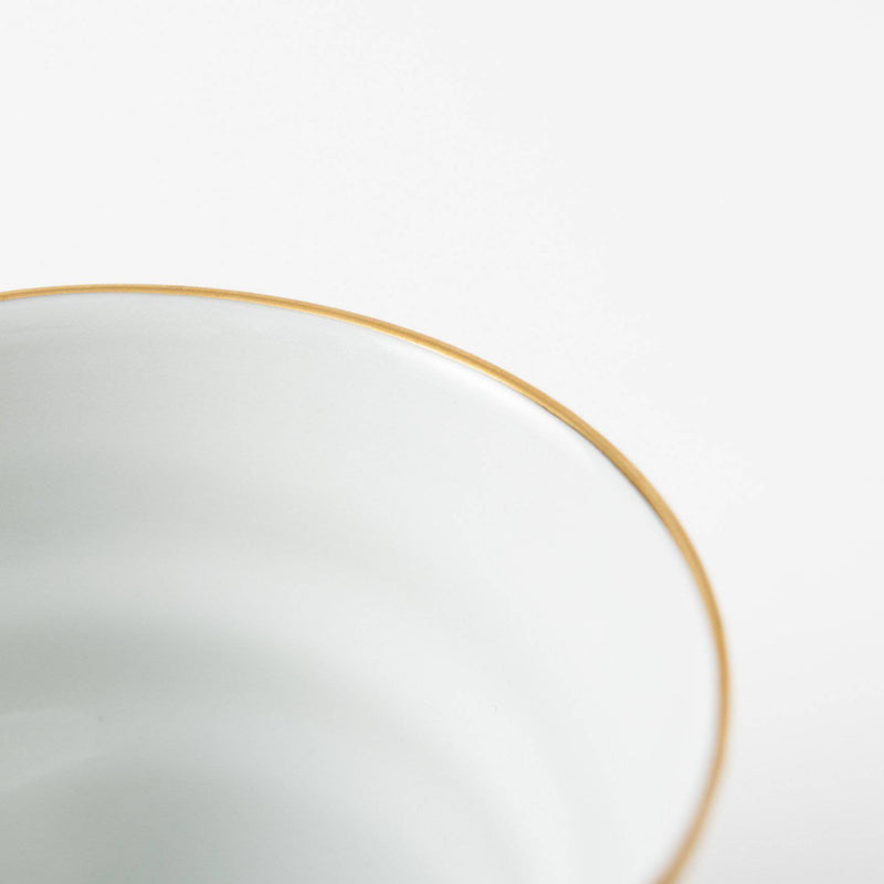 Bizan Kiln White Rabbit Kutani Teacup - MUSUBI KILN - Handmade Japanese Tableware and Japanese Dinnerware