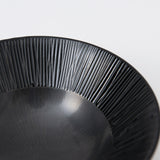 Black Tokusa Mino Ware Ramen Bowl S - MUSUBI KILN - Handmade Japanese Tableware and Japanese Dinnerware