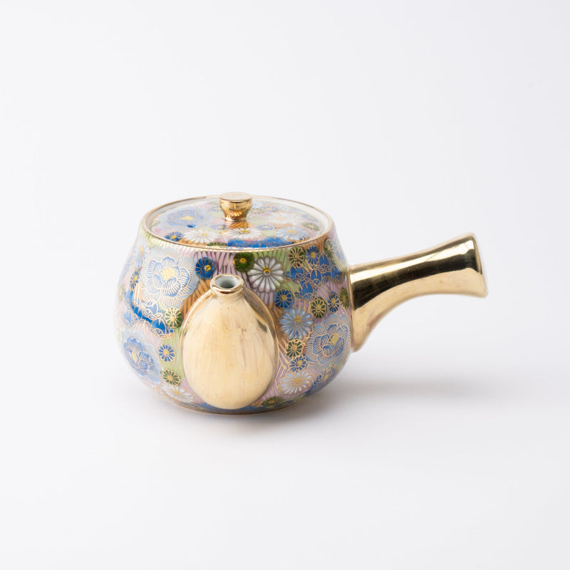 Mini Teapot Charm - Blue - Set of 5