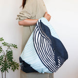Blue Whale Furoshiki Wrapping Cloth 41in - MUSUBI KILN - Handmade Japanese Tableware and Japanese Dinnerware
