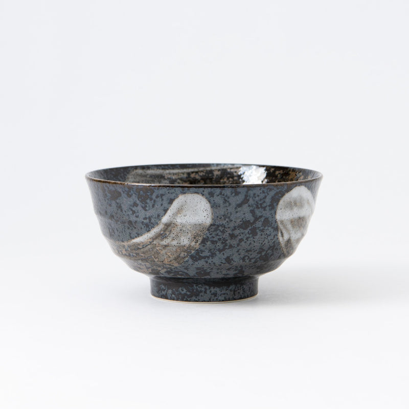 Brush Mino Ware Donburi Bowl M - MUSUBI KILN - Handmade Japanese Tableware and Japanese Dinnerware