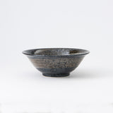 Brush Mino Ware Ramen Bowl M - MUSUBI KILN - Handmade Japanese Tableware and Japanese Dinnerware