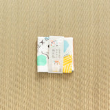 Cat Pink Blue Furoshiki Wrapping Cloth 18.9in - MUSUBI KILN - Handmade Japanese Tableware and Japanese Dinnerware
