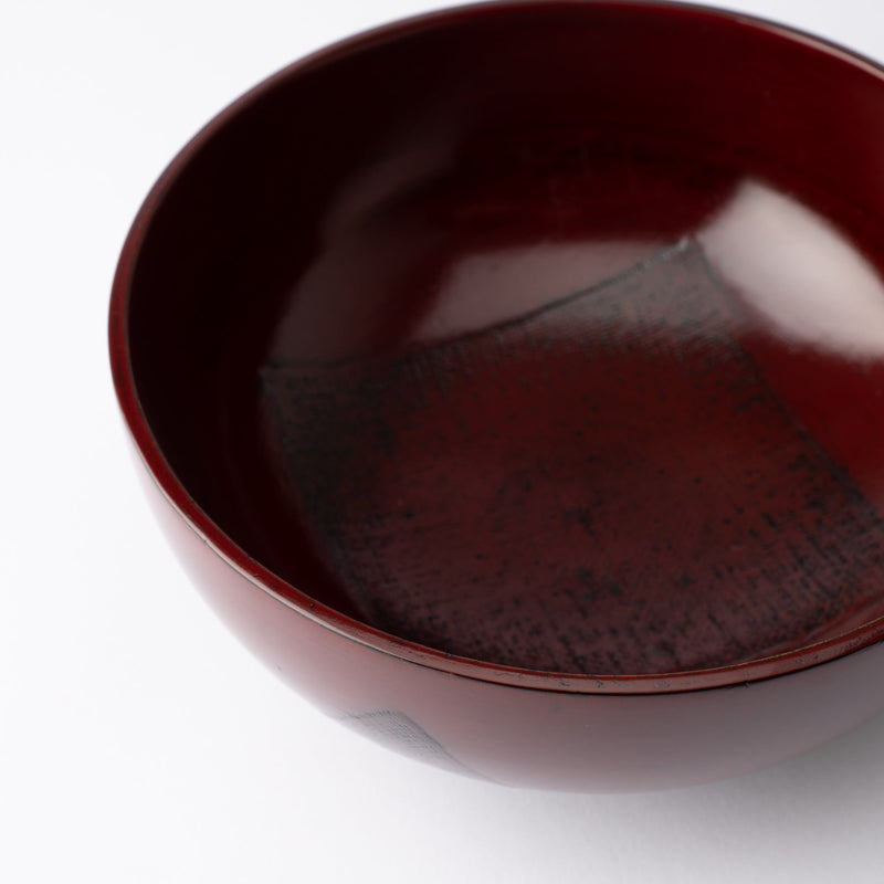 Cloth Pattern Yamanaka Lacquer Donburi Bowl M - MUSUBI KILN - Handmade Japanese Tableware and Japanese Dinnerware