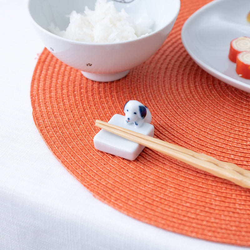Dog MATE Hasami Chopstick Rest - MUSUBI KILN - Quality Japanese Tableware and Gift