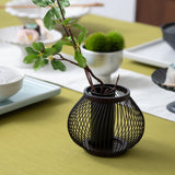 Drop Shape Suruga Bamboo Basketry Japanese Flower Vase - MUSUBI KILN - Handmade Japanese Tableware and Japanese Dinnerware