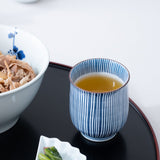 Fukuhou Kiln Tokusa Hasami Yunomi Japanese Teacup - MUSUBI KILN - Handmade Japanese Tableware and Japanese Dinnerware