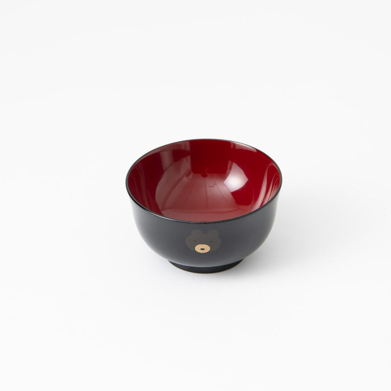 Fukunishi Sobe Sakura Aizu Lacquerware Soup Bowl with lid