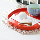 Fukunishi Sobe Plum-Shaped Aizu Lacquer Tray - MUSUBI KILN - Handmade Japanese Tableware and Japanese Dinnerware