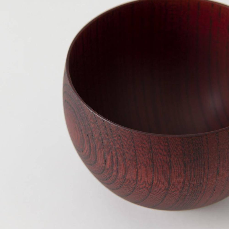 Gatomikio TSUMUGI MARIGATA Yamanaka Lacquer Miso Soup Bowl - MUSUBI KILN - Handmade Japanese Tableware and Japanese Dinnerware