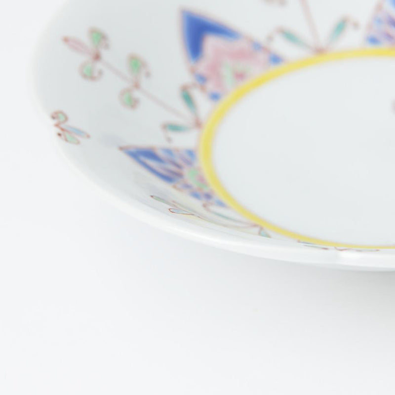 Ginshu Kiln Blue Dream Kutani Bowl 7.5in - MUSUBI KILN - Handmade Japanese Tableware and Japanese Dinnerware