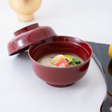 Gold Decoration Yamanaka Lacquerware Soup Bowl with lid - MUSUBI KILN - Quality Japanese Tableware and Gift