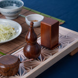 Gourd Yamanaka Lacquer Shichimi Togarashi Spice Container - MUSUBI KILN - Handmade Japanese Tableware and Japanese Dinnerware
