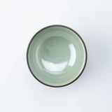 Green Crystal Glaze Mino Ware Japanese Teacup - MUSUBI KILN - Handmade Japanese Tableware and Japanese Dinnerware