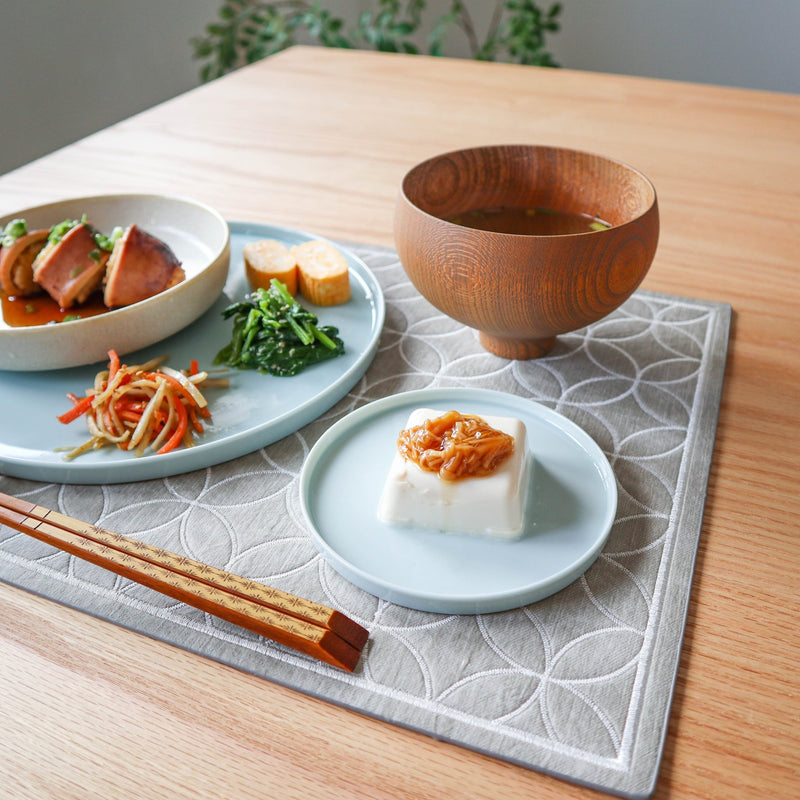 Hanasaka Givre Kutani Round Plate S - MUSUBI KILN - Handmade Japanese Tableware and Japanese Dinnerware