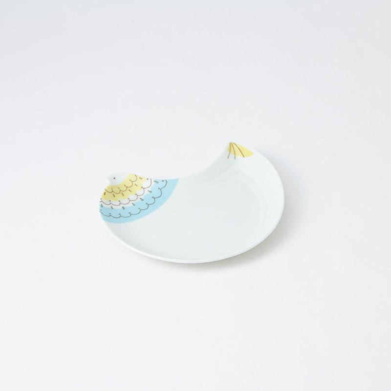 Harekutani Bird Round Plate - MUSUBI KILN - Handmade Japanese Tableware and Japanese Dinnerware
