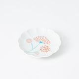 Harekutani Flower Sauce Plate Set - MUSUBI KILN - Handmade Japanese Tableware and Japanese Dinnerware