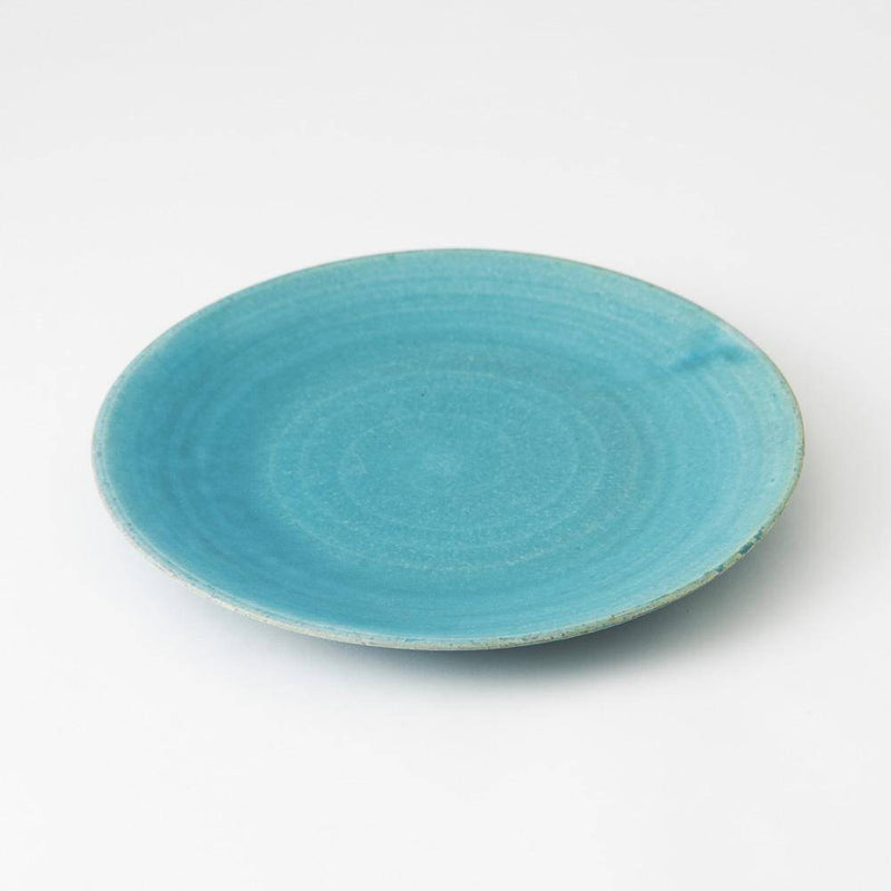 Hibino Bloom Mino Ware Round Plate L - MUSUBI KILN - Handmade Japanese Tableware and Japanese Dinnerware