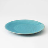 Hibino Bloom Mino Ware Round Plate L - MUSUBI KILN - Handmade Japanese Tableware and Japanese Dinnerware