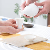Hibino Crystal Glaze Mino Ware Ochoko Sake Cup - MUSUBI KILN - Handmade Japanese Tableware and Japanese Dinnerware