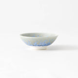 Hibino Crystal Glaze Mino Ware Sakazuki Flat Sake Cup - MUSUBI KILN - Handmade Japanese Tableware and Japanese Dinnerware