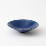 Hibino Grand Bleu Coop Mino Ware Round Plate S - MUSUBI KILN - Handmade Japanese Tableware and Japanese Dinnerware