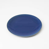 Hibino Grand Bleu Mino Ware Round Plate L - MUSUBI KILN - Handmade Japanese Tableware and Japanese Dinnerware
